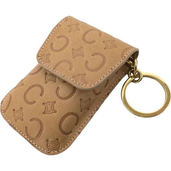 671131S Celine Case C Macadam Brown Leather - Picture 1 of 9